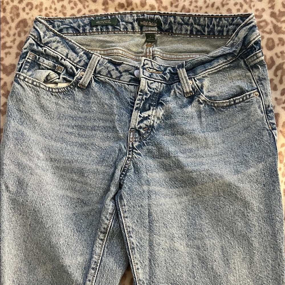 Classic Blue Denim Jeans wild fable